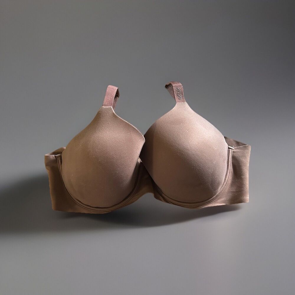 Aerie Real Sunnie Full Coverage T Shirt Bra Brown Underwire Padded 36DD